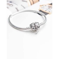 Pulseira Fecho Borboleta Prata 925 